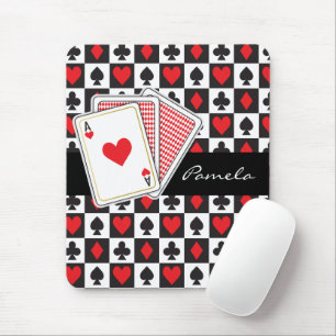 Casino Playing Card Mouse Pad Muismat