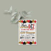 Casino Poker Baby Coed Shower-uitnodiging Kaart