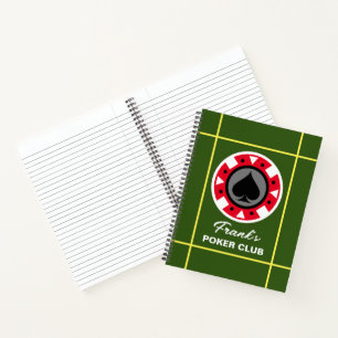 Casino poker chip gokken notitieboek