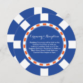 Casino Poker Chip | Weddenschap Kaart (Voorkant / Achterkant)