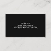 Casino, Poker, Dealer, Entertainment, Magicen Visitekaartje (Achterkant)