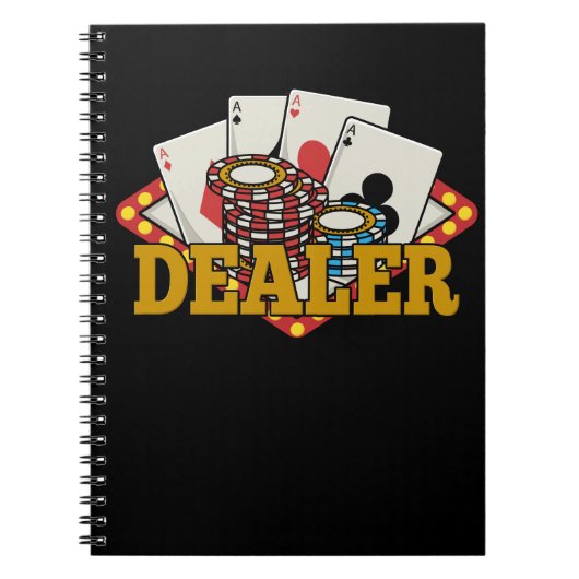 Casino Poker Dealer Notitieboek (Voorkant)