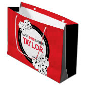 Casino Poker dobbelstenen verjaardag geschenk tas Groot Cadeauzakje (Voorkant Gekanteld)