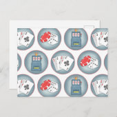 Casino Poker Gambling Kaarten Slot Machine (Voorkant / Achterkant)