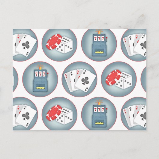 Casino Poker Gambling Kaarten Slot Machine (Voorkant)