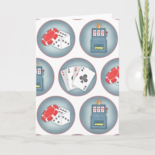 Casino Poker Gambling Kaarten Slot Machine (Voorkant)