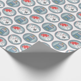Casino Poker Gambling Kaarten Slot Machine Cadeaupapier