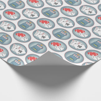 Casino Poker Gambling Kaarten Slot Machine Cadeaupapier
