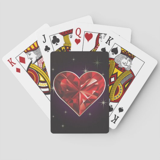 Casino Poker Hearts Bicycle® Play Speelkaarten (Achterkant)