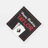 Casino Poker Kaart Verjaardagsservetten Servet (Hoek)