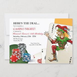 Casino Poker Night Kaart