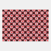 Casino Poker Party Cadeauverpakking Papier Set Inpakpapier Vel (Voorkant 2)