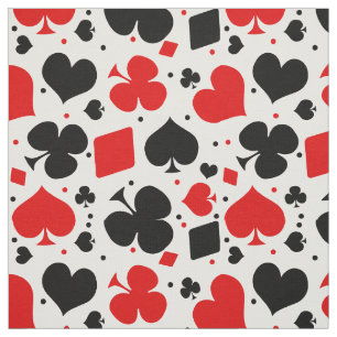 Casino Poker Spelen Kaart Symbolen Patroon Stof