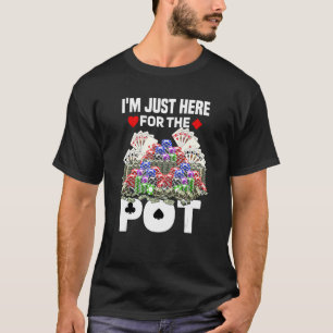 Casino Poker Speler Kaart Games Gokken Kaarthouder T-shirt