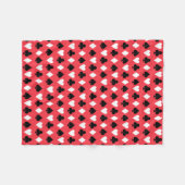 Casino Poker Spellcard Symbols Patroon Fleece Deken (Voorkant (Horizontaal))