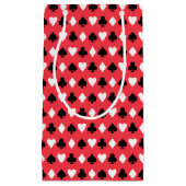 Casino Poker Spellcard Symbols Patroon Klein Cadeauzakje (Voorkant)