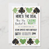 Casino Poker uitnodiging (Voorkant)