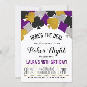 Casino Poker uitnodiging