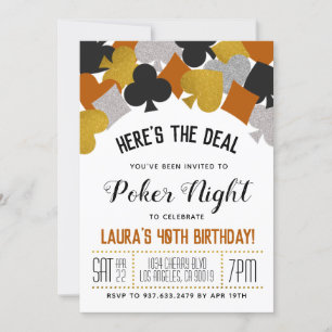 Casino Poker uitnodiging