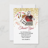 casino , poker , volwassene , dank je wel kaart (Voorkant)