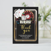 casino , poker , volwassene , dank je wel kaart (Staand voorkant)