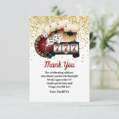 casino , poker , volwassene , dank je wel kaart (Staand voorkant)