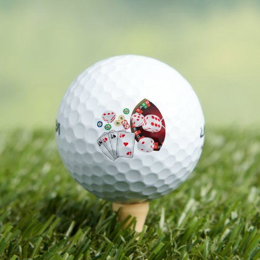 casino, poker, volwassene golfballen (Insitu Shirt)