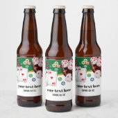 casino, poker, volwassene, wijn, wijnetiket, stick bier etiket (Flessen)