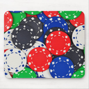 Casino pokerchips muismat