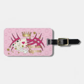 Casino Queen - Aanpassen Bagagelabel (Voorkant horizontaal)