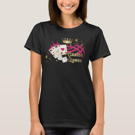 Casino Queen T-shirt (Voorkant)