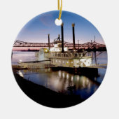 Casino Riverboat in Dusk Keramisch Ornament (Voorkant)