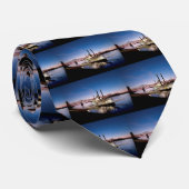 Casino Riverboat in Dusk Stropdas (Opgerold)