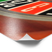 casino roulette wiel ball number zero gokt foto afdruk (Hoek)