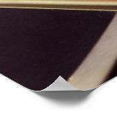 casino roulette wiel ball number zero gokt poster (Hoek)