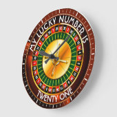 Casino Roulette wiel met uw Lucky Aantal Grote Klok (Hoek)