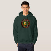 Casino Roulette wiel met uw Lucky Aantal Hoodie (Voorkant volledig)