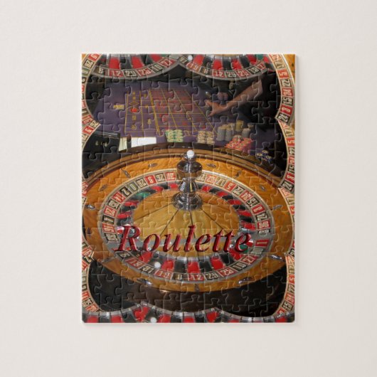 Casino Roulette wielmontage Legpuzzel (Verticaal)