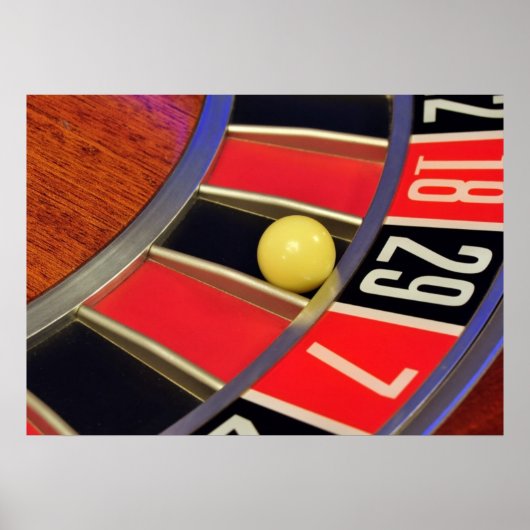 casino roulette wielnummer 29 gokspelen poster (Voorkant)