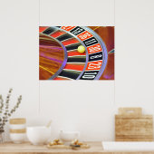 casino roulette wielnummer 30 gokspelen poster (Keuken)