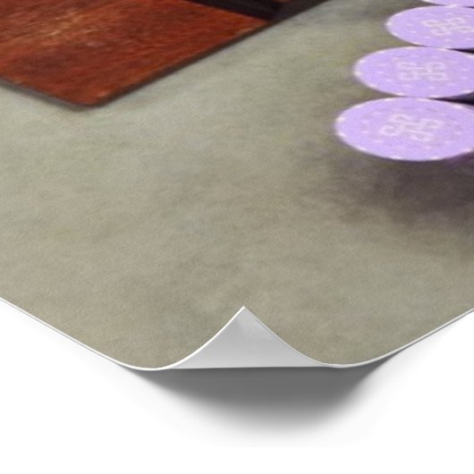 casino roulette wielrennen roteren gokken poster (Hoek)