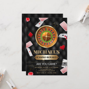 Casino Royale Birthday Uitnodiging