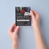 Casino Scene, Casino Night, gamesector Flyer (Hand)