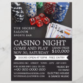 Casino Scene, Casino Night, gamesector Flyer (Voorkant)