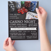 Casino Scene, Casino Night, gamesector Flyer (Hand)
