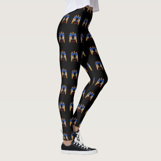 Casino Slot Machine Jackpot Winner Women's Leggins Leggings (Rechts)