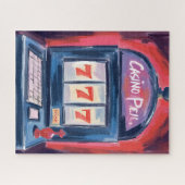 Casino Slot Machine Painting Legpuzzel (Horizontaal)