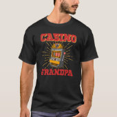 Casino slot machines gambler gambling pub saying t-shirt (Voorkant)