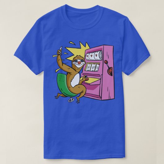 Casino Sloth T-shirt (Design voorkant)