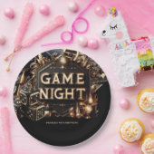 Casino Spel Nacht Custom Papieren Bordje (Feest)